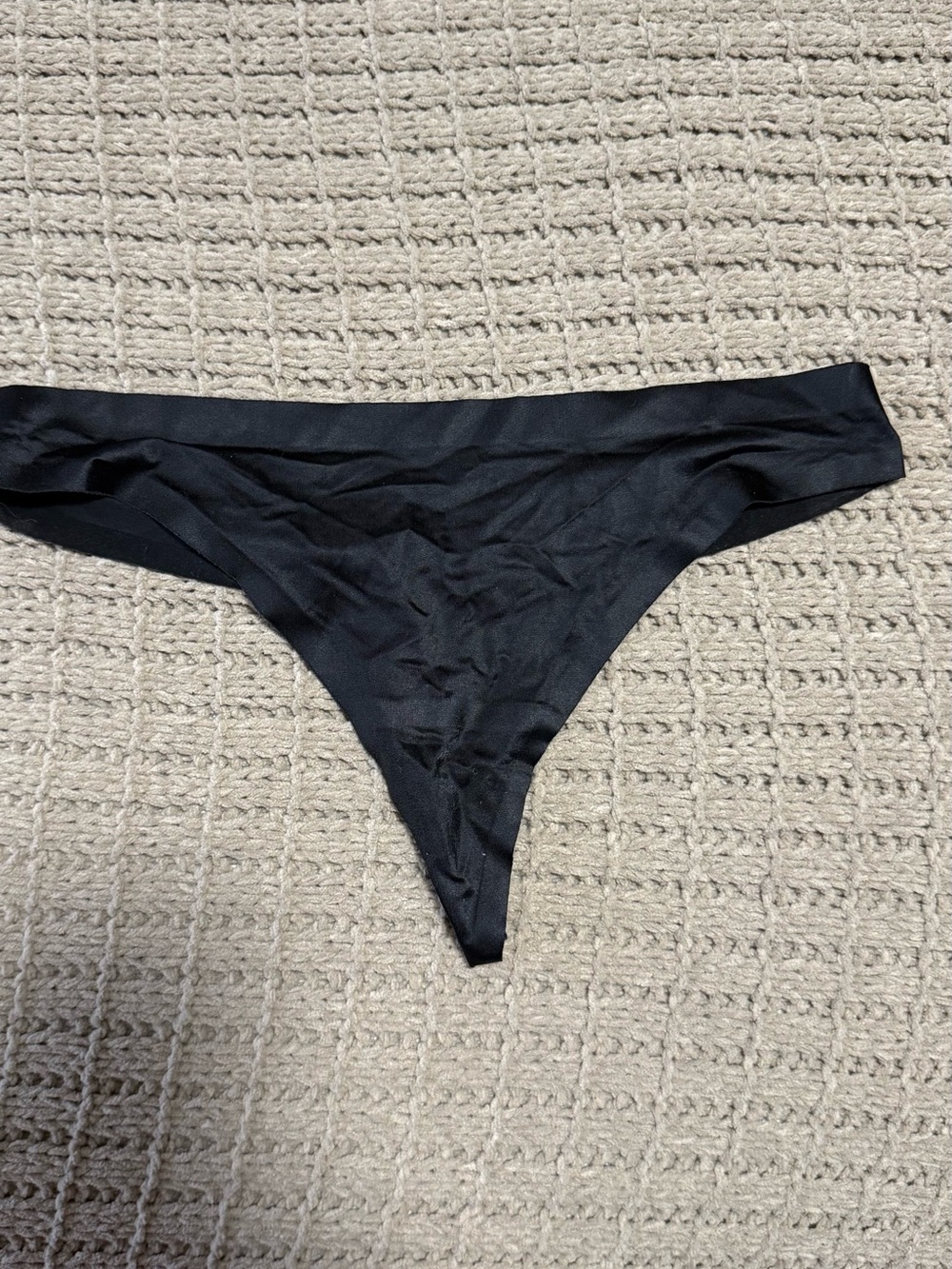 Victoria's Secret Black Thong Panty